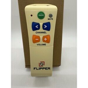 Flipper Big Button Universal TV Remote Control Color Tactile Buttons Tested